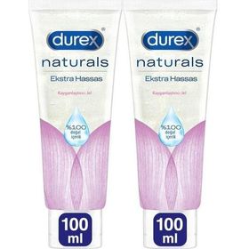 Durex Naturals 100 ml 2 Adet Ekstra Hassas Kayganlaştırıcı Jel
