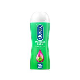 Durex Play 200 ml 2si1 Arada Aloe Vera içeren Su Bazlı Kayganlaştırıcı ve Masaj Jeli