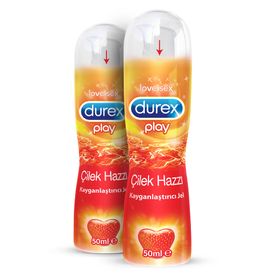 Durex Play Çilek 2 Adet 50 ml Kayganlaştırıcı Jel