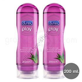 Durex Play Hassas Aloe Vera Kayganlaştırıcı ve 200 ml x 2 Adet Masaj Jeli