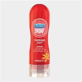 Durex Sensual 200 ml Kayganlaştırıcı ve Masaj Jeli