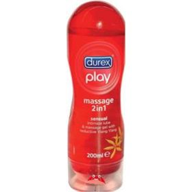 Durex Sensual 200 ml Kayganlaştırıcı ve Masaj Jeli