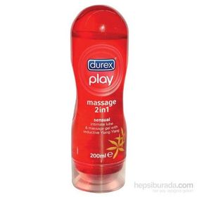 Durex Sensual 200 ml Kayganlaştırıcı ve Masaj Jeli