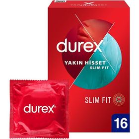 Durex Yakın Hisset Slim Fit Extra İnce 16'lı Prezervatif
