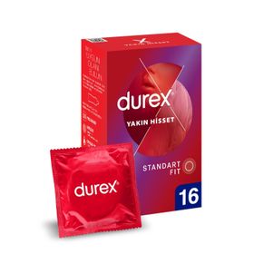 Durex Yakın Hisset Slim Fit Extra İnce 16'lı Prezervatif