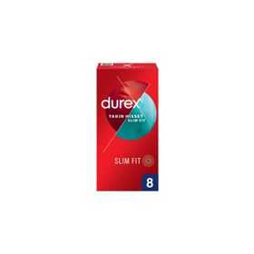 Durex Yakın Hisset Slim Fit Extra İnce 8'li Prezervatif