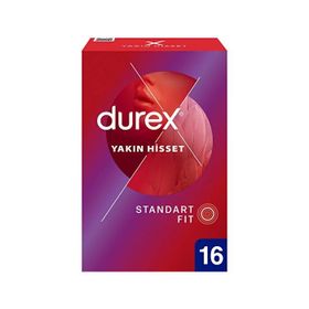 Durex Yakın Hisset Standart Fit 16'lı Prezervatif