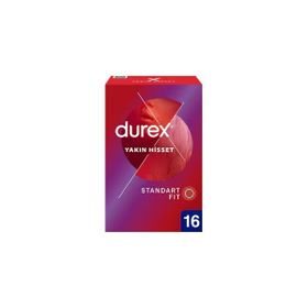 Durex Yakın Hisset Standart Fit 16'lı Prezervatif