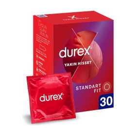 Durex Yakın Hisset Standart Fit 30'lu Prezervatif