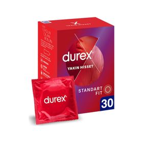 Durex Yakın Hisset Standart Fit 30'lu Prezervatif