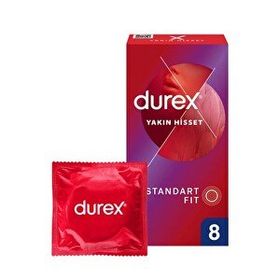 Durex Yakın Hisset Standart Fit 8'li Prezervatif
