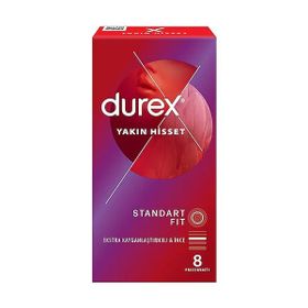 Durex Yakın Hisset Standart Fit 8'li Prezervatif