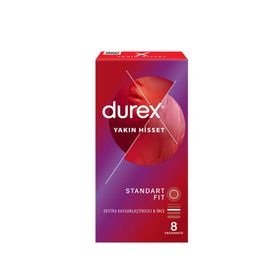 Durex Yakın Hisset Standart Fit 8'li Prezervatif