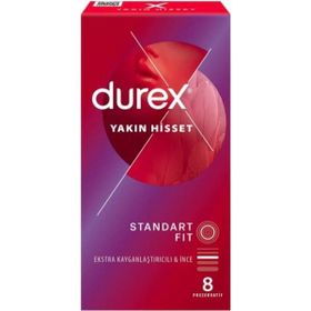 Durex Yakın Hisset Standart Fit 8'li Prezervatif