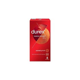 Durex Yakın Hisset XL Geniş Fit 8'li Prezervatif