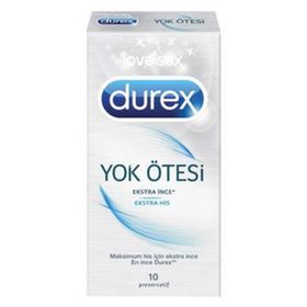 Durex Yok Ötesi Ekstra His 10'lu Prezervatif