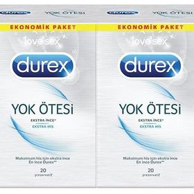 Durex Yok Ötesi Ekstra His 2 Adet 20'li Prezervatif