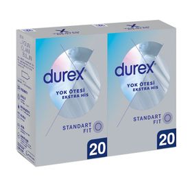 Durex Yok Ötesi Ekstra His 2 Adet 20'li Prezervatif