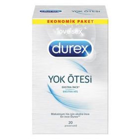 Durex Yok Ötesi Ekstra His 20'li Prezervatif