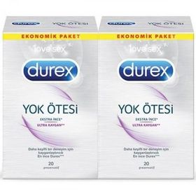 Durex Yok Ötesi Ultra Kaygan 2x20 Prezervatif
