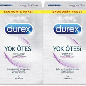 Durex Yok Ötesi Ultra Kaygan 2x20 Prezervatif