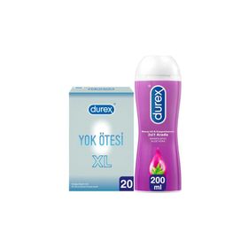 Durex Yok Ötesi XL 20'li Prezervatif + 200 ml Aloe Vera Kayganlaştırıcı Jel