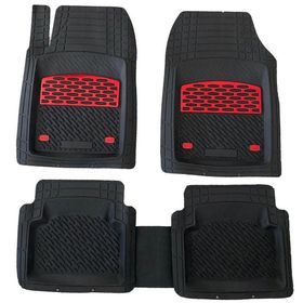 Durmaz Tuning BMC Megastar 3D Safir Siyah Krom Kırmızı Havuzlu Paspas Takımı