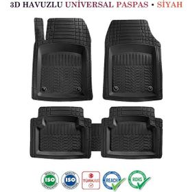 Durmaz Tuning Kia Soul 2016-2019 Uyumlu Pro Siyah 3D Havuzlu Paspas Takımı