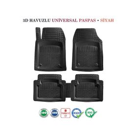 Durmaz Tuning Renault Captur 2019 ve Sonrası Uyumlu Pro Siyah 3D Havuzlu Paspas Takımı