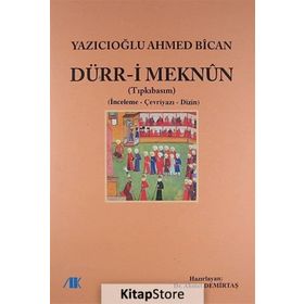 DÜRR-I MEKNUN - AHMET DEMIRTAŞ