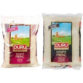 Duru 1 kg Jasmine Pirinç + 1 kg Basmati Pirinç