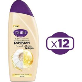 Duru 12x500 ml Sarımsak Biotin Kolajen Dökülmeye Karşı Etkili Şampuan