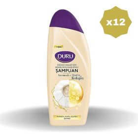 Duru 12x500 ml Sarımsak Biotin Kolajen Dökülmeye Karşı Etkili Şampuan