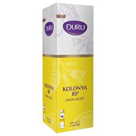 Duru 200 ml Cam Şişe Limon Kolonya