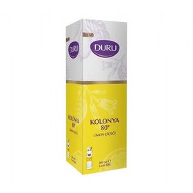 Duru 200 ml Cam Şişe Limon Kolonya
