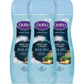 Duru 3x450 ml Wellness Therapy Deniz Tuzu Yosun Duş Jeli