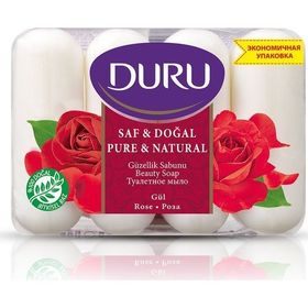 Duru 4'lü 4x280 gr Saf Doğal Gül Sabunu
