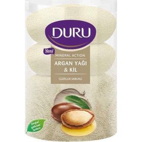 Duru 4x400 gr Argan Yağı Kil El Sabunu