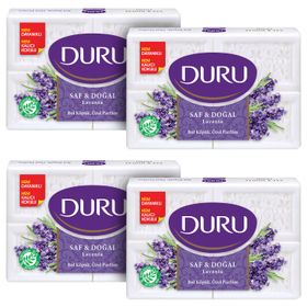 Duru 4x600 gr Saf Doğal Lavanta 4'lü Kalıp Sabun