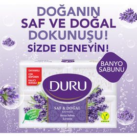 Duru 4x600 gr Saf Doğal Lavanta Banyo Sabunu