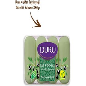 Duru 4x70 gr Saf Doğal Zeytinyağlı Güzellik Sabunu