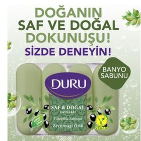 Duru 4x70 gr Zeytinyağlı Saf ve Doğal Sabun