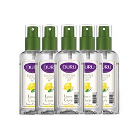Duru 80° 5x50 ml Limon Çiçeği Kolonyası