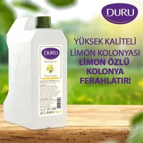 Duru 80 Derece 1 lt Bidon Limon Kolonyası