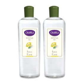 Duru 80 Derece 2x400 ml Cam Şişe Limon Kolonyası