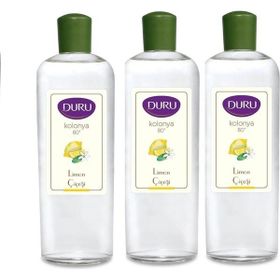 Duru 80 Derece 3x400 ml Pet Şişe Limon Kolonyası