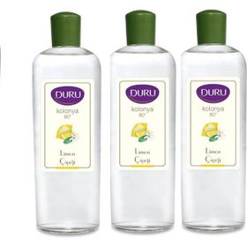 Duru 80 Derece 3x400 ml Pet Şişe Limon Kolonyası