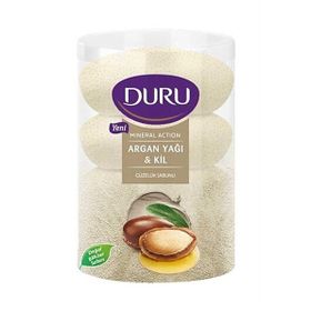 Duru Argan Yağ Kil 4x110 gr Güzellik Sabunu