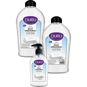Duru Beyaz Sabun Kokulu 1,5 lt + 300 ml Sıvı Sabun