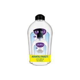 Duru Beyaz Sabun Kokulu 1,5 lt + 300 ml Sıvı Sabun